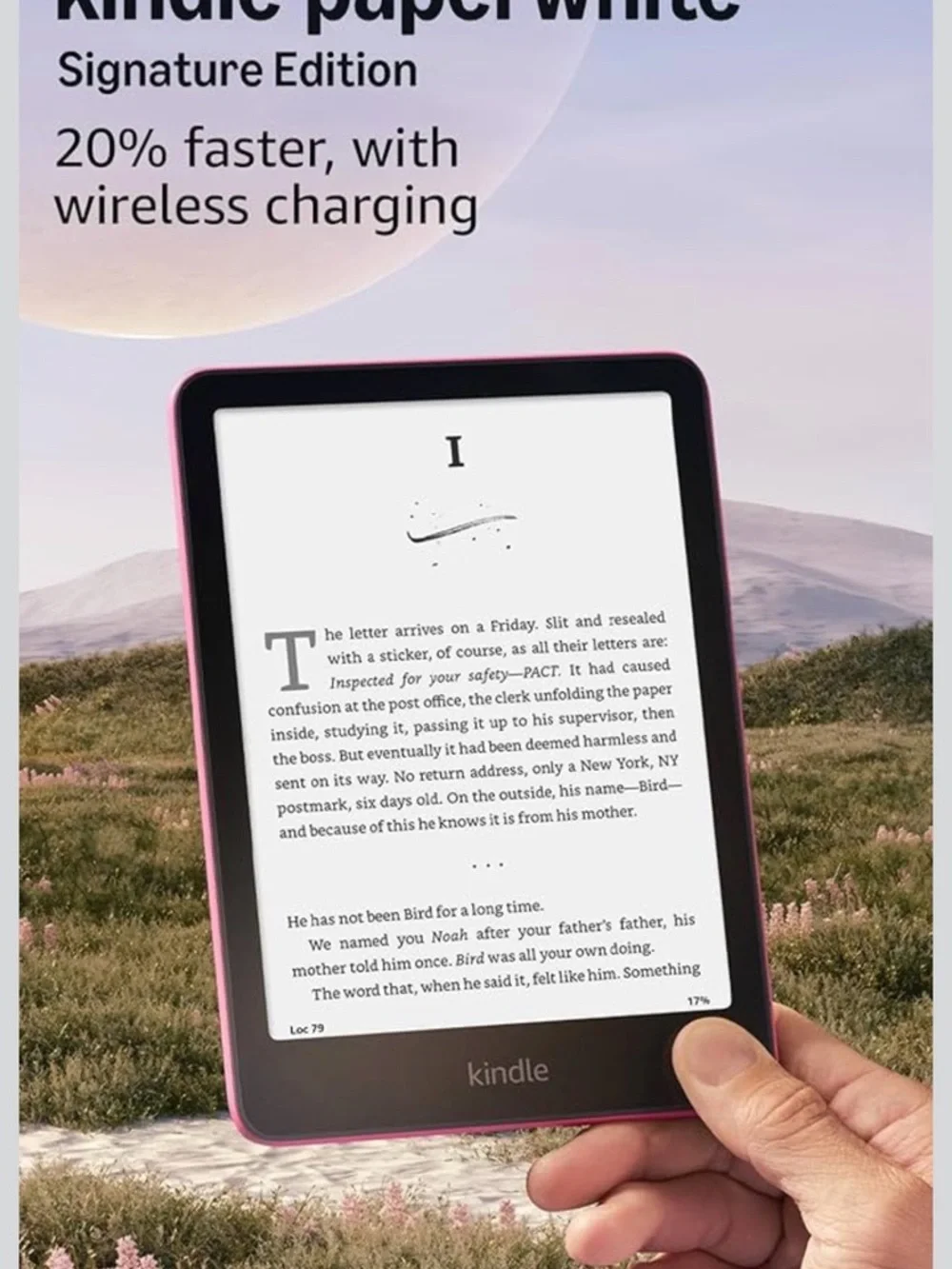 Amazon Kindle E-Reader - Pink - Picture 2 of 6